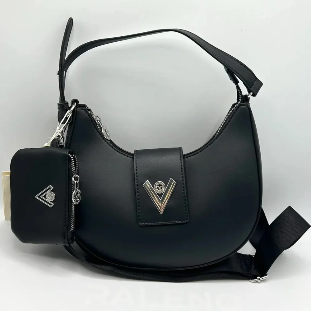 Valentino Orlandi crescent leather Purse and Pouch